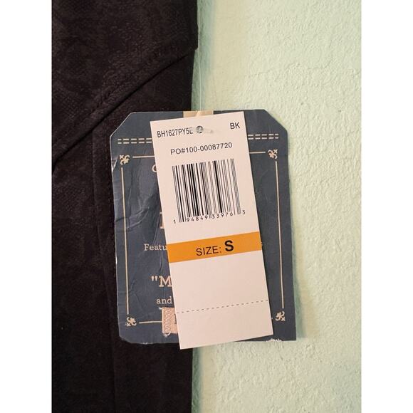 Democracy Women’s Small Black Snake Pattern Glider Leggings 31x28 - Picture 3 of 5